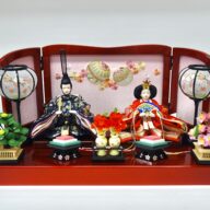 かわいくてあたたかなお雛様 小芥子親王飾り・いろは