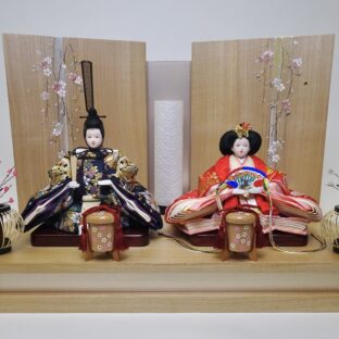 50cm | のどか・小芥子親王飾り | 伝統的できれいなお雛様 | 伝統の技光る古典とモダンの融合